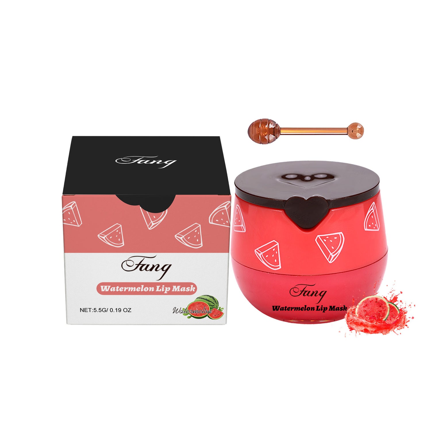Watermelon Moisturizing Lip Mask: Nourishes and cares for lips, leaving them refreshed, moisturized, and glossy. Ideal for daily lip care.