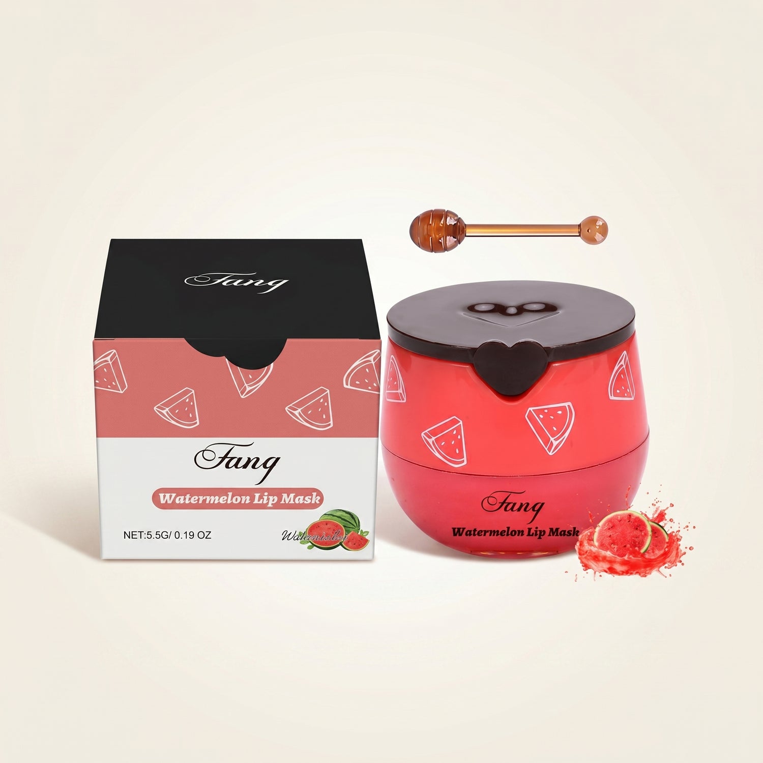 Watermelon Moisturizing Lip Mask: Nourishes and cares for lips, leaving them refreshed, moisturized, and glossy. Ideal for daily lip care.